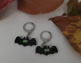Batty Earrings w/Glow in the Dark Eyes