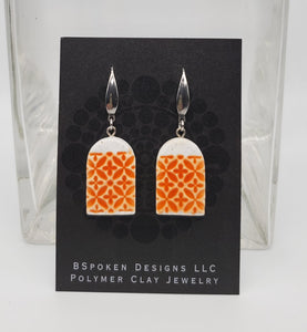 Mosaic Arch Earrings in Naranjo