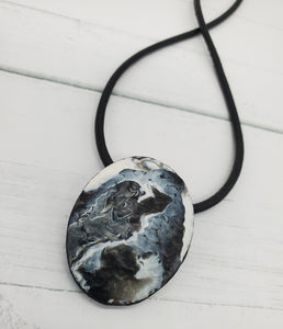 Marbled Stone Necklace