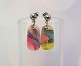 Watercolor Petite Drop Earrings