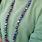 Mixed Cane Knotted Bead Necklace Pre-order